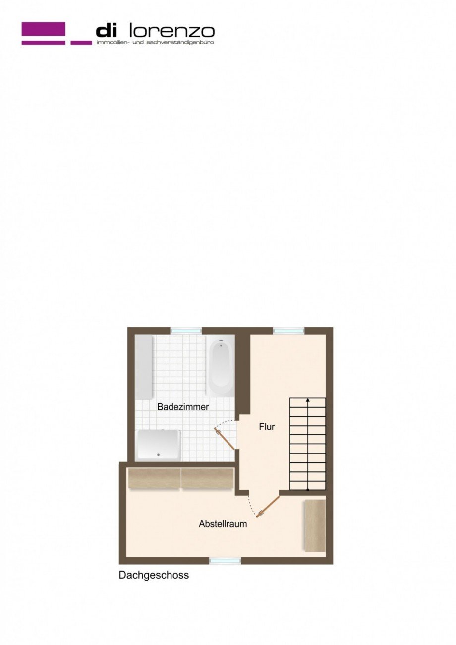 Grundriss DG Reihenmittelhaus Viersen
