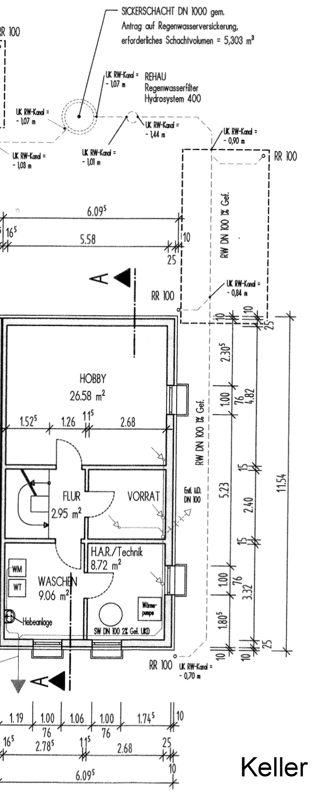 Keller Doppelhaush�lfte M�nchengladbach