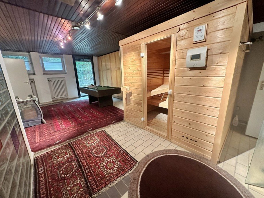Keller Sauna und Afenthaltsbereich Bungalow M�nchengladbach / Kamphausener H�he