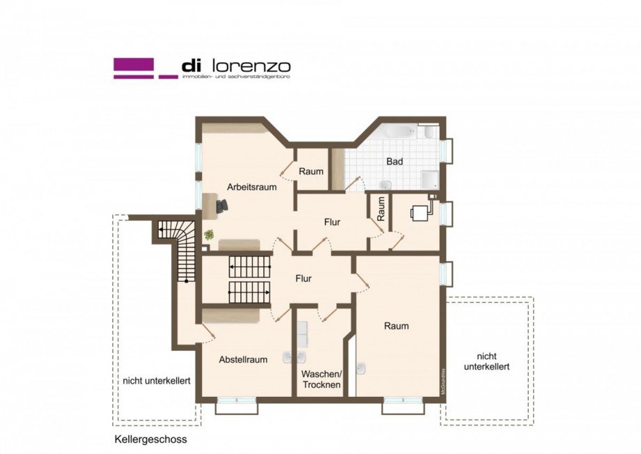 #885_Grundriss_Kellergeschoss Villa M�nchengladbach / Gro�heide