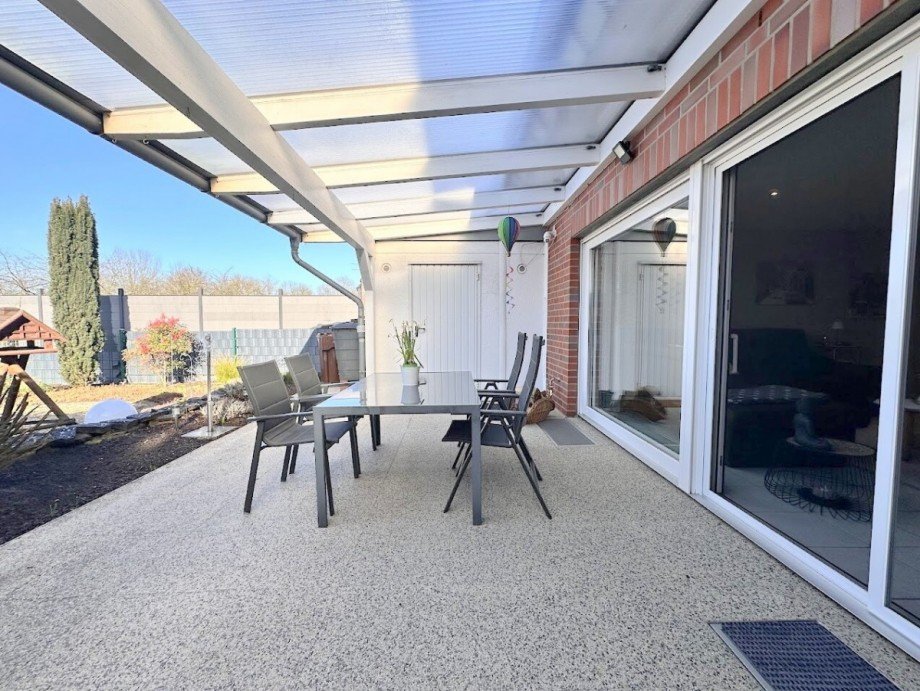 Terrasse Doppelhaush�lfte M�nchengladbach