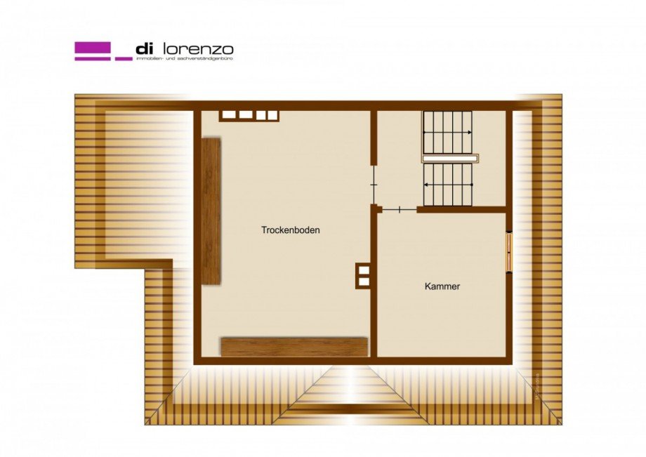 Grundriss Dachgeschoss Mehrfamilienhaus M�nchengladbach