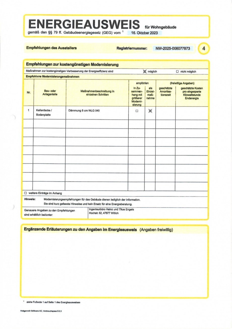 #948_Energieausweis 2 Dachgeschosswohnung M�nchengladbach