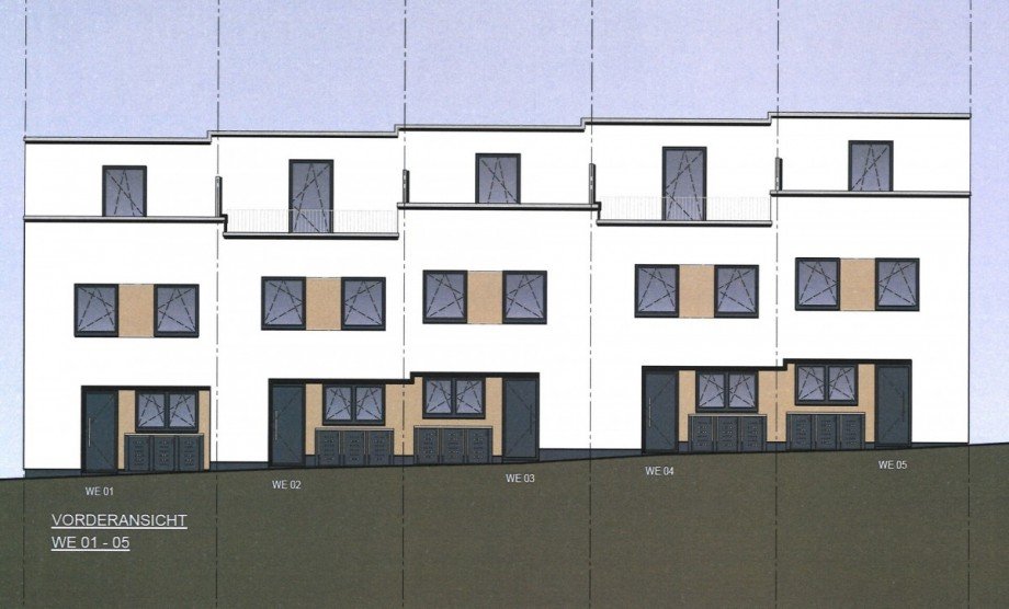Vorderansicht Reihenmittelhaus M�nchengladbach